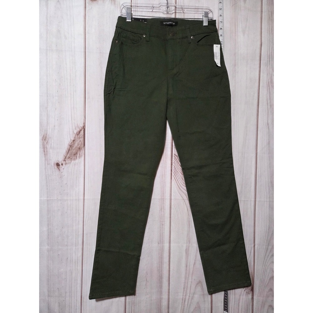 Bandolino Amy Straight Leg Pants Rifle Green Tummy Slimming‎ Stretch Size 4